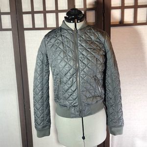 Abercrombie and Fitch Quilted Bomber Cloth jacket Med